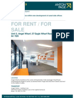 For Rent / For Sale: Unit 3, Angel Wharf, 57 Eagle Wharf Road, London, N1 7ER
