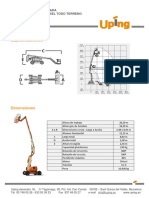 Ficha Técnica Brazo Articulado Diésel 20 M JLG 600 AJ