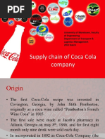Coca-Cola Supply Chain Overview | PDF | Supply Chain | Supply Chain ...
