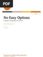 Download No Easy Options Irregular immigration in the UK by IPPR SN61538354 doc pdf