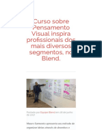 Curso sobre Pensamento Visual inspira profissionais dos mais diversos segmentos, no Blend. – Blend