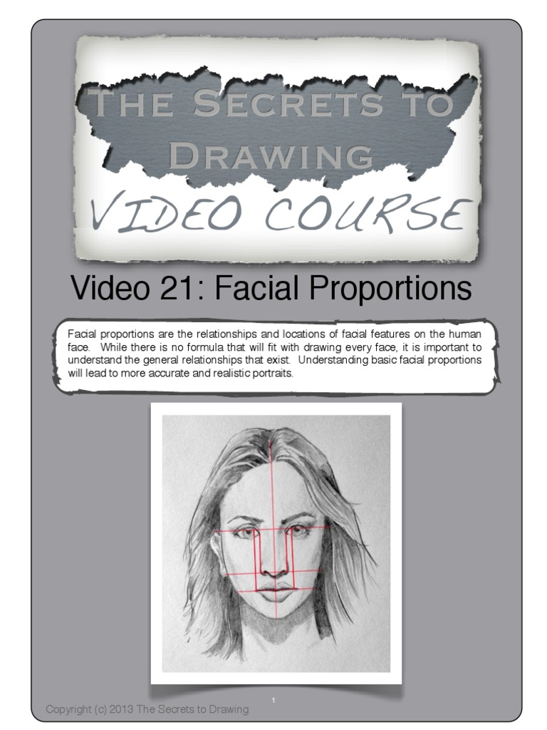 1 Facial Proportionsopt | PDF | Face | Drawing