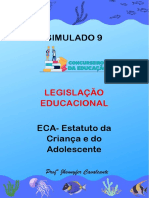 SIMULADO 9 - ECA - Estatuto Da Criança e Do Adolescente