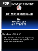 Microprocessors (Bcst601)