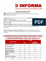 Ccoo Informa: Información Derivada de La Mesa Sectorial Del 16 de Diciembre de 2022