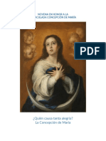 Novena en Honor A La Inmaculada Concepción de María