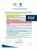 YPFB política gestión integral