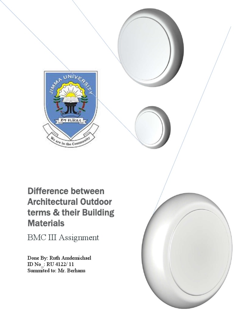 Difference Between Architectural Outdoor Terms PDF Porch