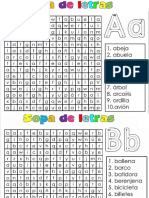 Sopa de Letras para Trbajar Las Palabras PDF