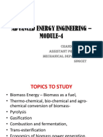 Advanced Energy Engineering Module - Biomass Conversion Processes