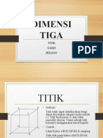 Dimensi Tiga (Kedudukan Titik, Garis Dan Bidang)