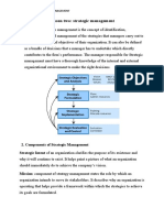 Lesson Two Strategic Management