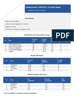 FAA FAARFIELD 2.0 Section Report for Flexible Pavement at Airport