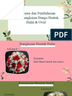 Referensi Dan Pembahasan Hasil Rangkaian Bunga Bulat & Oval