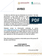 Aviso de Recibos 2020