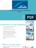 Corporate Financial Analysis of Linde Bangladesh Limited