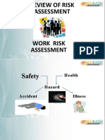 WORK RISK ASSESSMENT REVIEW
