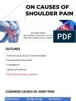 DR Harith Common Causes of Knee and Shoulder Pain 2022 (New)