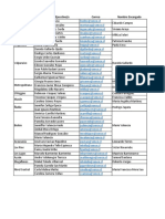 Contactos Regionales para Consultas Subsidio Al Empleo para Envío