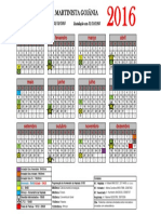 Calendário Martinista 2016-2017 da Heptada de Goiânia