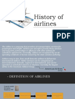 History of Airlines