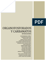 Organofosforados y Carbamatos