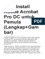 Cara Install Adobe Acrobat Pro DC Untuk Pemula