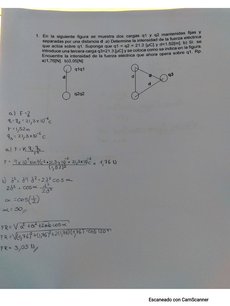 Practico de Fisica Primer Parcial | PDF