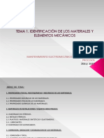 Tema 1identificación de Los Materiales y Elementos Mecánicos