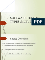 Bu I 3 - Software Testing Types & Levels