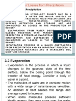 3 ABSTRACTION AND LOSSES FROM PRECIPITATION