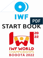 IWF Worlds 2022 Bogota schedule