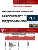 Occurences & Classification of Peat & Org Soils