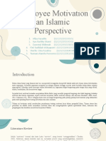 Employee Motivation An Islamic Perspective - Kelompok 9