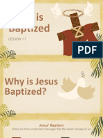 Lesson 11 Jesus Is Baptized