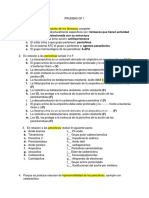 PRUEBAS QF 1: Clasificación, propiedades y acción de antibióticos y fármacos