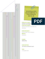 Salud Mental y Convivencia Escolar