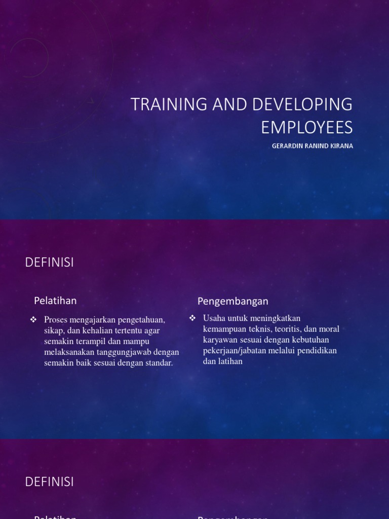 Msdm 6 Training And Developing Employees Pdf