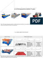 Catalog of Roll Forming Machine