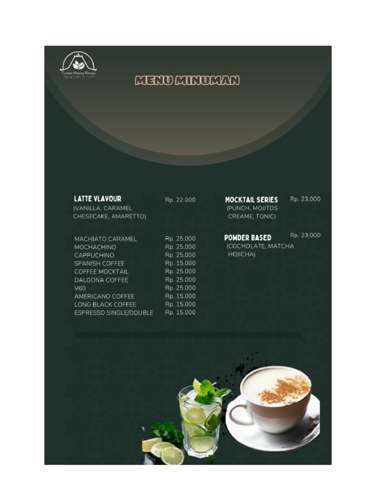 Menu Minuman | PDF