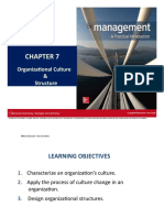 Chapter 7 - Organisational Culture - Structure - Apr22 - Ska5
