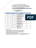 Jadwal Piket Guru RA-MI-MTs Al Ihsan 2022