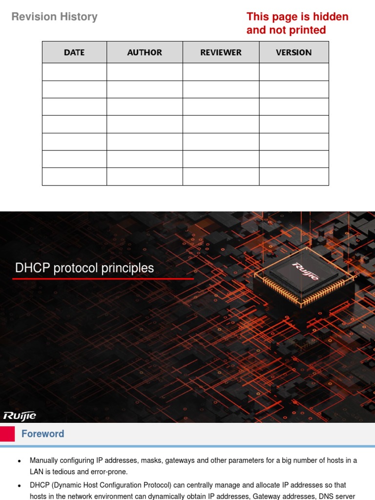 Understanding DHCP Protocol Principles | PDF | Ip Address | Networking ...