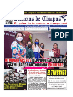 Periódico Noticias de Chiapas, Edición Virtual Martes 20 de Diciembre de 2022