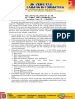 Pedoman Upacara Wisuda UBSI Maret 2022 Ke-55 - Bagi Mahasiswa Periode II-2021 (18 - 19 Juli 2022)