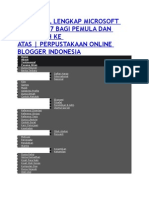 Download Tutorial Lengkap Microsoft Excel 2007 Bagi Pemula Dan Menengah Ke Atas by Deni Diana SN61543077 doc pdf