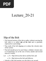 Lecture - 20-21 - Open and Close Belt Drive