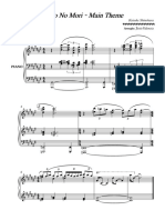 Piano No Mori - Main Theme - Partitura Completa - 062840