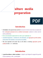 Culture Media Prepration and Harvesting Methods