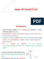 Importance of Acetyl CoA and SHIKMIC ACID